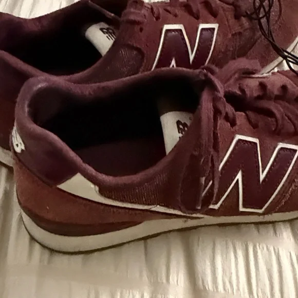 New Balance 696 Women's Deep Red Burgundy Free People - Anthropologie - 9 - Picture 3 of 13